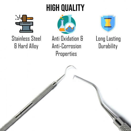 Dental Explorer No. 23/17 Double Edge Calculus Tartar Removal Exploring